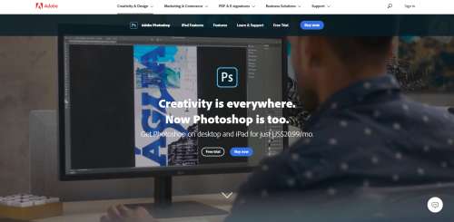 photoshop screen